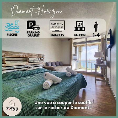 Appartement Terrasse Vue Mer Et Piscine Le Diamant Esterno foto